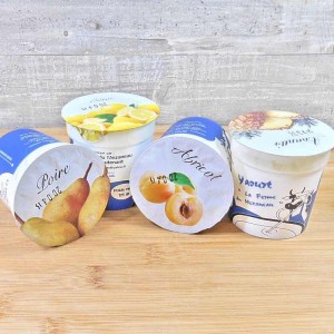 Yaourts Poire Citron Abricot Ananas
