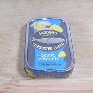 Sardines cuisinées au beurre de baratte