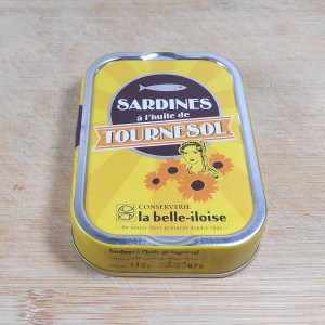 Sardines à l'huile de tournesol