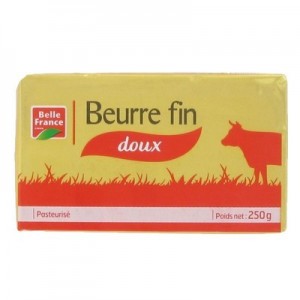Beurre fin doux pasteurisé 