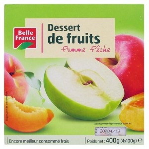 Dessert pomme pèche 