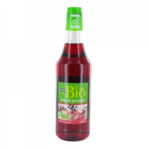 Sirop grenadine bio  