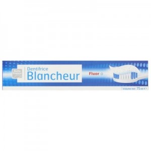 Dentifrice blancheur fluor 
