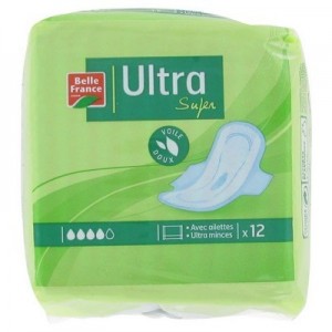 Serviettes ailettes ultra 