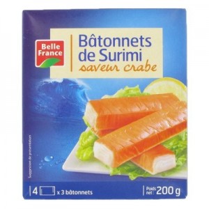Batônnets surimi crabe 