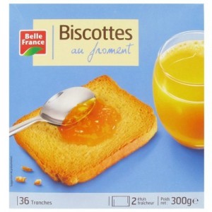 Biscottes au froment 