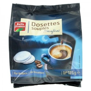 Dosettes souples décaféiné 