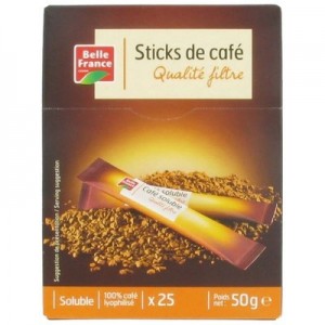 Café soluble sticks 
