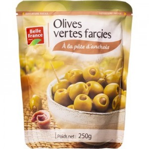 Olives vertes farcies anchois 
