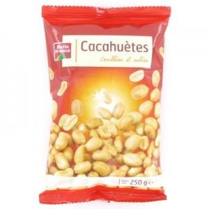 Cacahuètes grillées et salées 