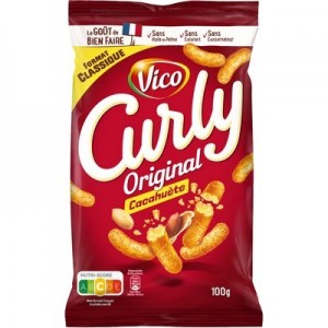 Curly cacahuète 