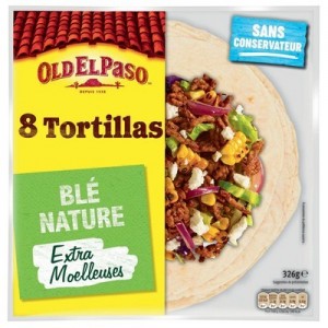 Tortillas blé nature  