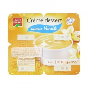 Crème dessert vanille 