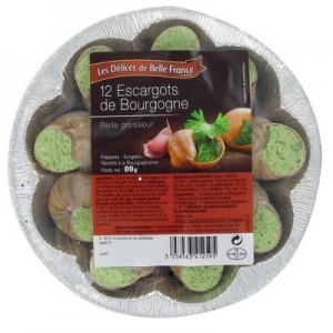 Assiette 12 escargots 