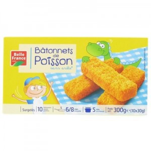 Bâtonnets panés de Colin  