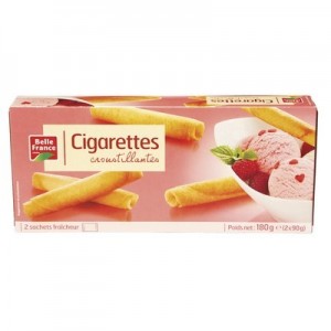 Cigarettes croustillantes 