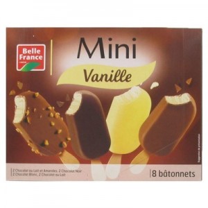 Mini bâtonnets vanille chocolat 