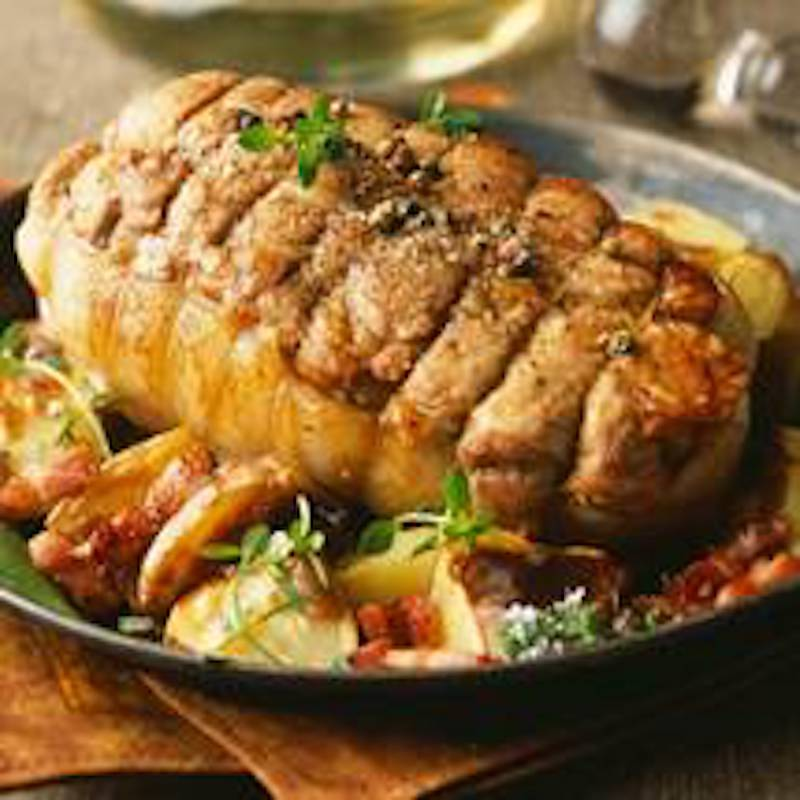 Délicieux rôti de porc tendre et moelleux Délicieux rôti de porc tendre et moelleux